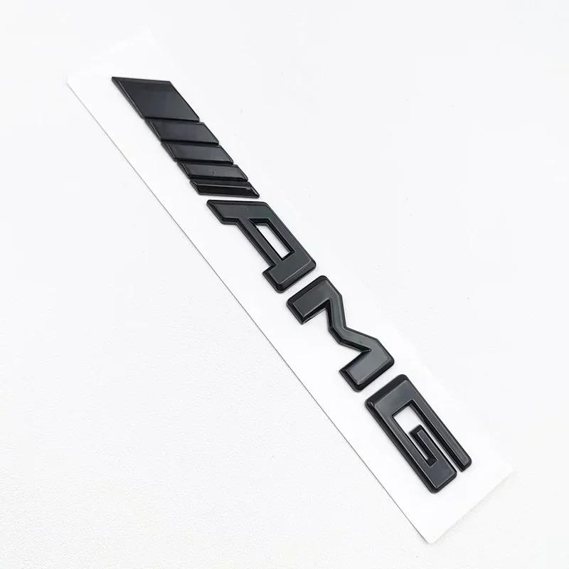 WUGL8 For Mercedes Benz A 45S AMG W177 3D ABS Black A45S Logo Turbo 4MATIC Badge Car Rear Star Sticker Trunk AMG Emblem Accessories