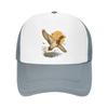 Retro Marsh Duck Flight Emblem Mesh Baseball Cap Casual Hat Outdoor  For Womens Unisex FeUnisex