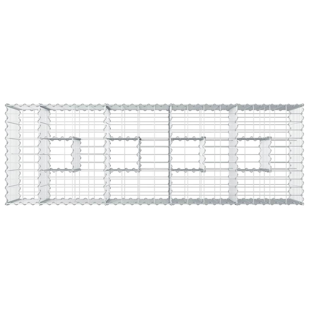 Gabion Raised Bed Silver