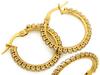 Women's Earrings Made of 585 Gold, Fashionable Design for Her