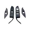 Car Interior Wood Grain Door Armrest Panel Window Glass Lift Button Switch Cover Trim for Toyota Noah/ Voxy 90 Series