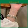 Elegantes Geometrisches Kunstperlen-Armband Für Damen Sommer 2024 Modeaccessoire