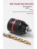 Self-Locking Ratchet Drill Chuck 1.5-13mm Quick-Change Adapter, 20/24UNF.
