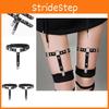 Lolita Leg Garters With Leather Material For Cute Girls And Cosplay Fashion