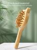 Cute Cat Wooden Comb Bamboo Massage Hair Combs Natural Anti-static Hair Brushes Hair Care Massage Comb Hairdressing Styling Tool