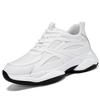 Winter Men's Height-increasing 10CM Sports Shoes Men Genuine Leather Mesh Shoes Warm Thick-soled Shoes Heightening Insoles 6-8CM