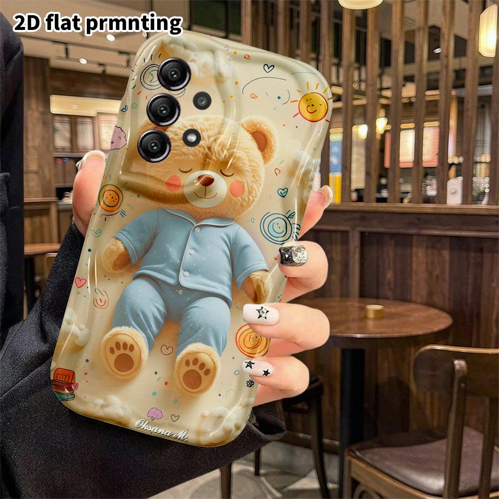 Phone Case: 2D Flat Samsung Galaxy A34 A35 S20 S22 S21 FE Plus Ultra Protective Case, Wear Pajamas To Sleep, Christmas and Halloween Gifts