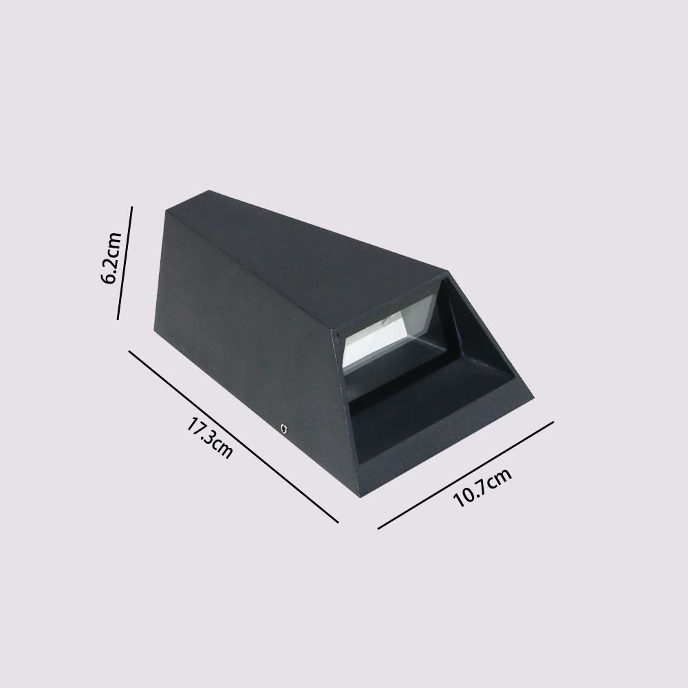 

Уличные водонепроницаемые настенные светильники Фоновый настенный светильник вверх и вниз Светильник для крыльца Наружный настенный светильник Уличное осветительное приспособление 8W&Cold White