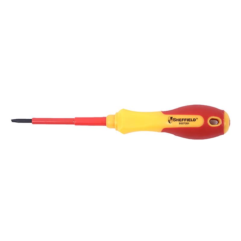 SHEFFIELD S057301 Insulated Flat Head Screwdriver