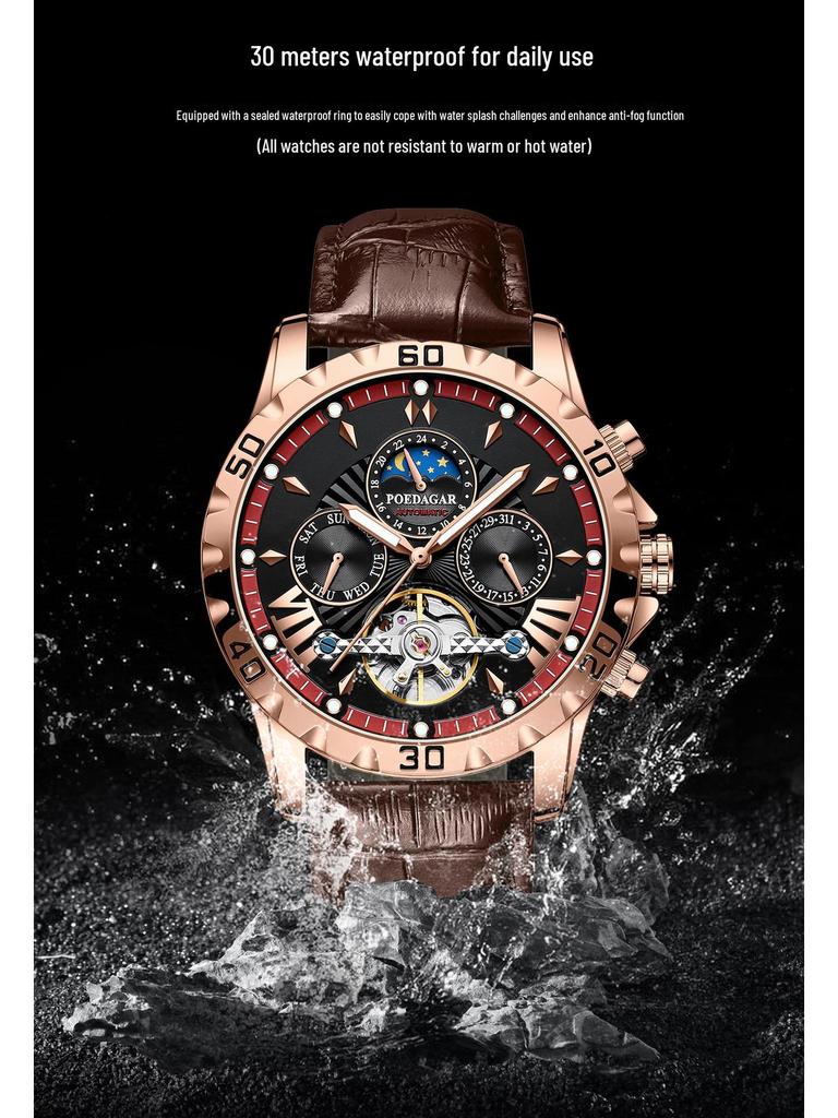 Swiss Men's Luxury Automatic Mechanical Watch – Fashionable Hot Seller