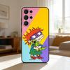 Rugrat C-Chuckie A-AngelicaS Phone Case For Samsung S26,S25,24,23,22,30,21,10,9,Ultra,Plus,Lite,FE Soft Black Case