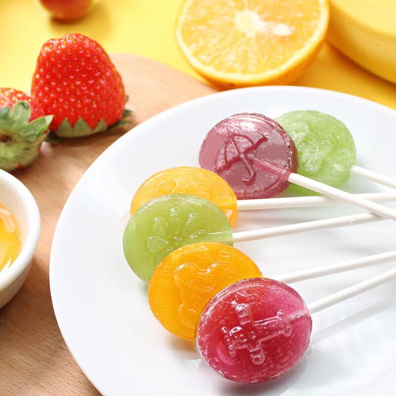 Fujiya Assorted Fruit Lollipops, 125g