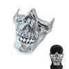 Multifuntional Crystal Skull Half Face Mask Themed Party Accessory Perfect for Halloween Carnival and Costume Gatherings