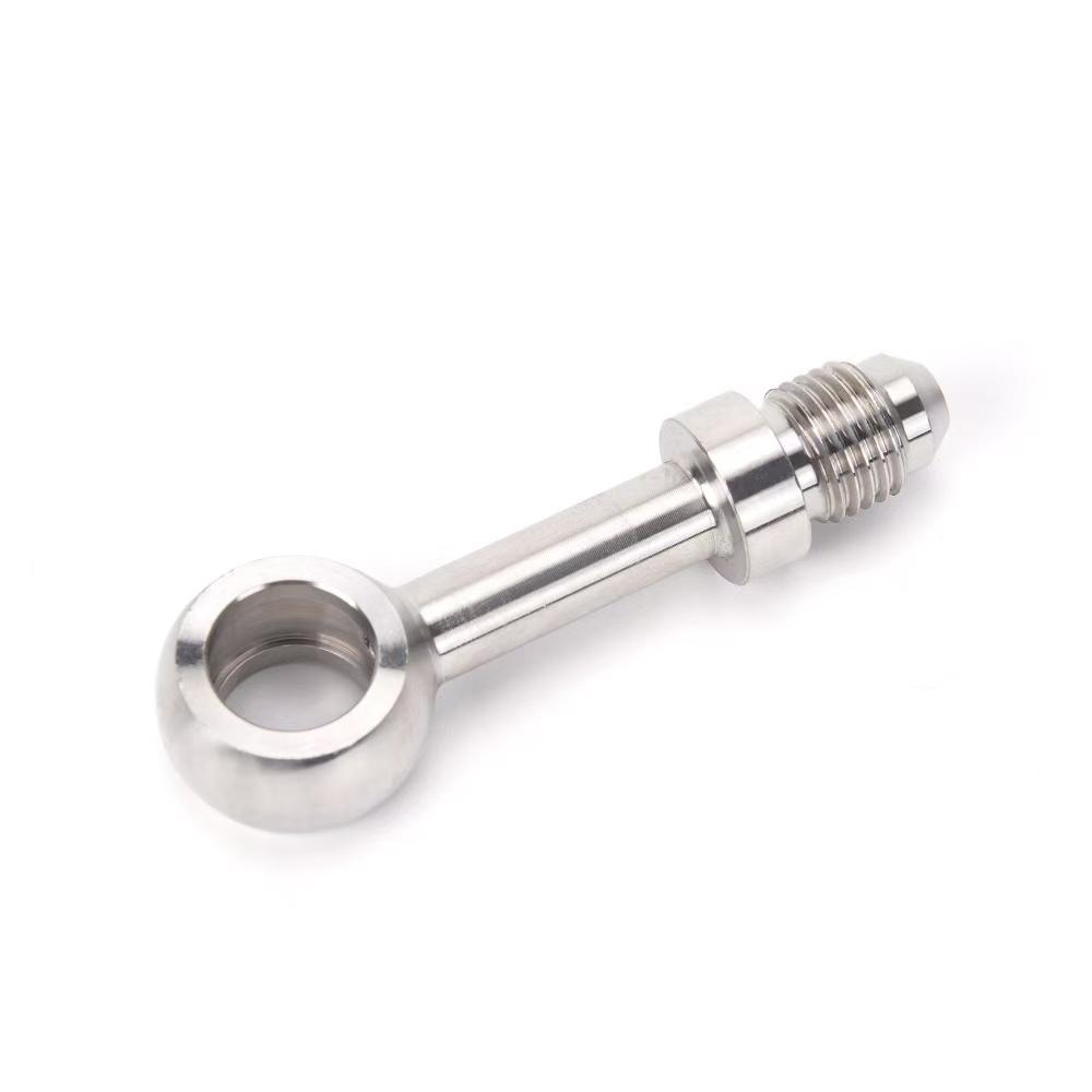 AN3 Motorcycle Brake Line Stainless Steel Braided Hose Banjo Fitting Soft Tube Connection Brake Cable Oil Hose Racing Part O