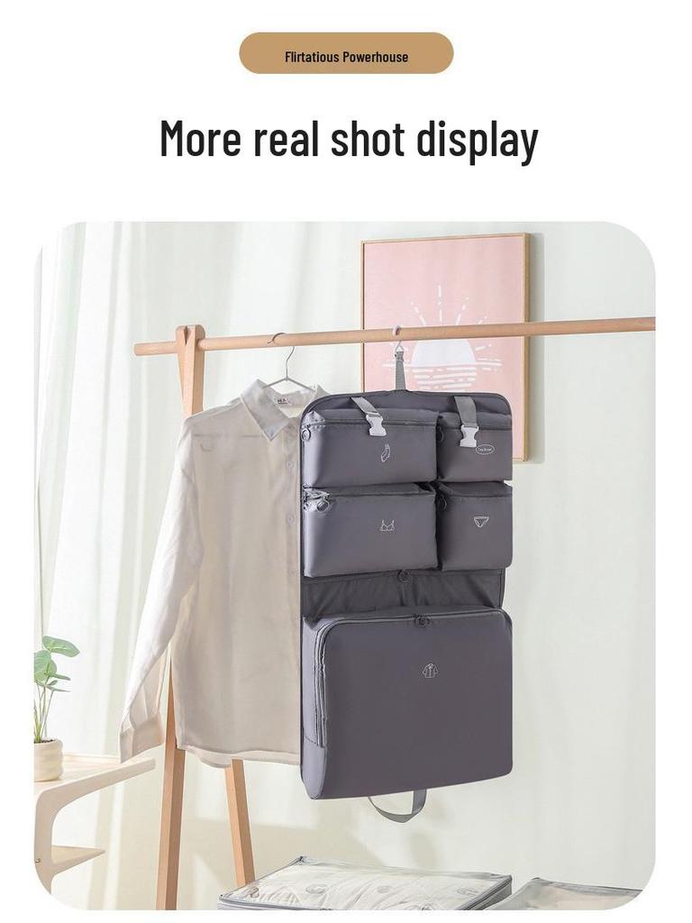 Seven-in-One Travel Storage Bag Set for Clothes and Underwear