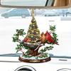 Car Acrylic Stylish Pendant Perfect For Decorative Touch In Vehicles And Trees Holiday