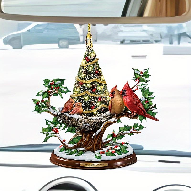 Car Acrylic Stylish Pendant Perfect For Decorative Touch In Vehicles And Trees Holiday