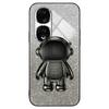 For Honor 90 Phone Shell PC+TPU Anti-scratch Phone Case with Astronaut Kickstand