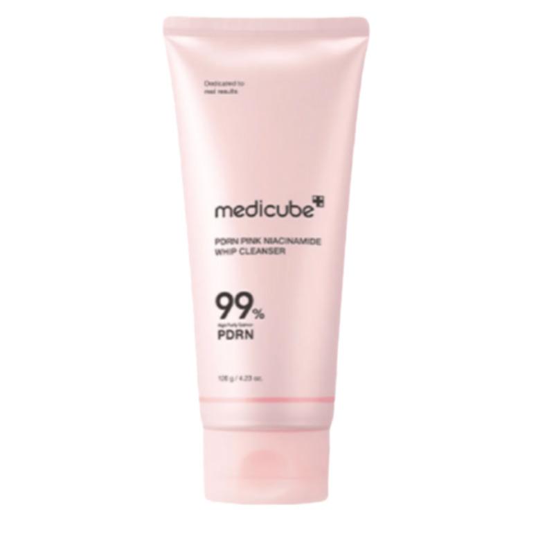 Medicube PDRN Pink Niacinamide Whip Cleanser – Brightening & Gentle Foam Cleanser 120 g