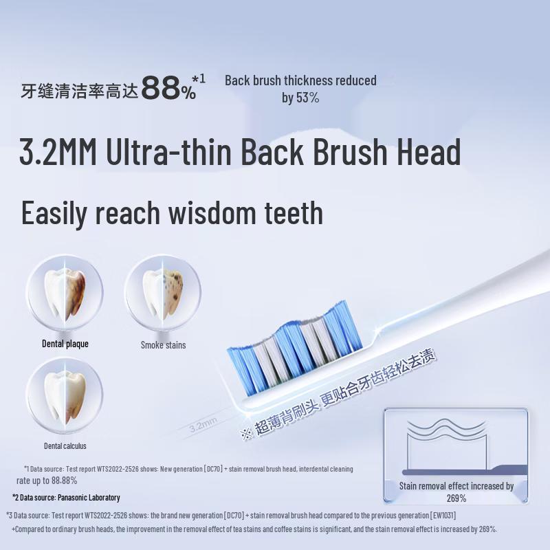 Panasonic EW-DC70 Dual Motor Electric Toothbrush