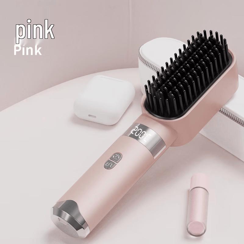 LISM Portable Cordless Hair Straightening Brush