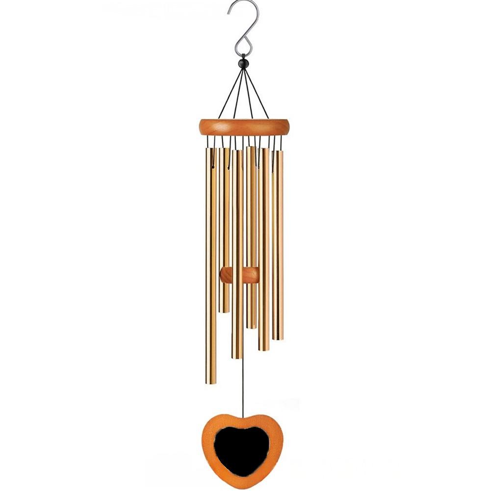 Elegant 25.5inch Aluminum Wind Chimes Metal Tubes Chime Courtyard Corridor Balcony Decor– Perfect Memorial Sympathy Gifts