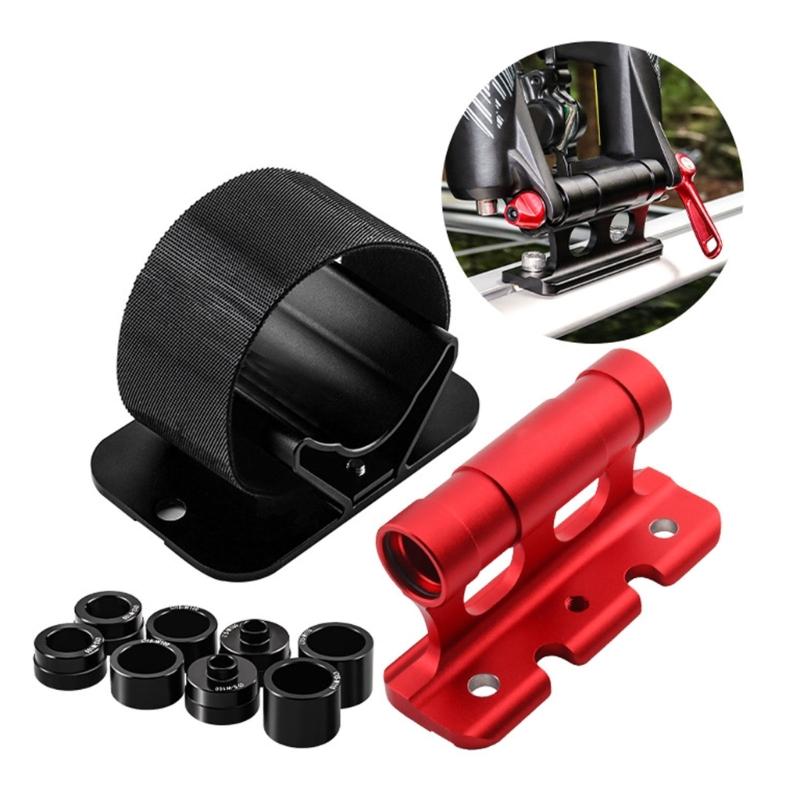 Regulable Bicycles Rear Wheel Rack With Antislip Light weight Aluminum Alloys Car Rack Brackets For Mountain Bike