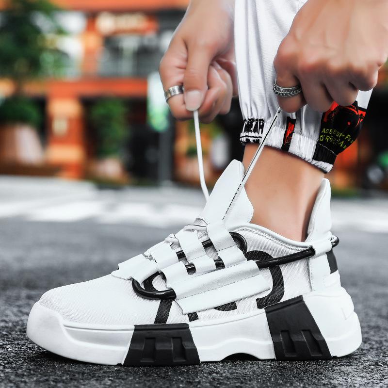 Jaro a podzim 2024 Nový módní trend Pánská ležérní lehká sportovní obuv Síťovaná prodyšná běžecká obuv tenisky muži