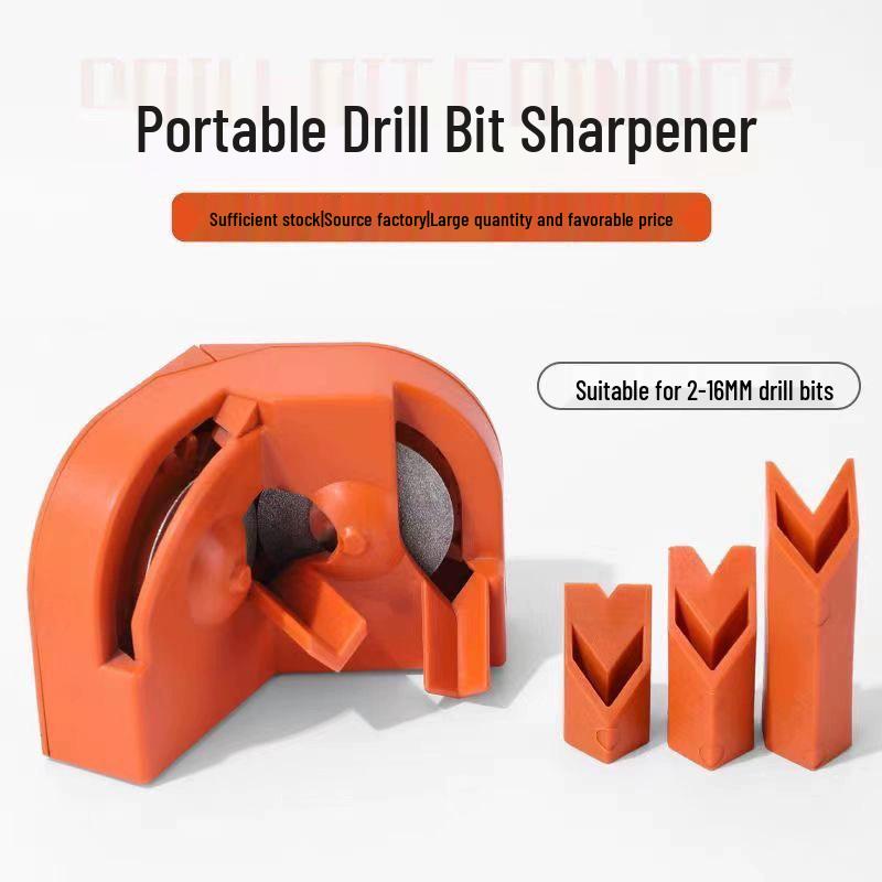 New V-Type Portable Drill Bit Sharpener with Grinding Wheel and Fixing Bracket