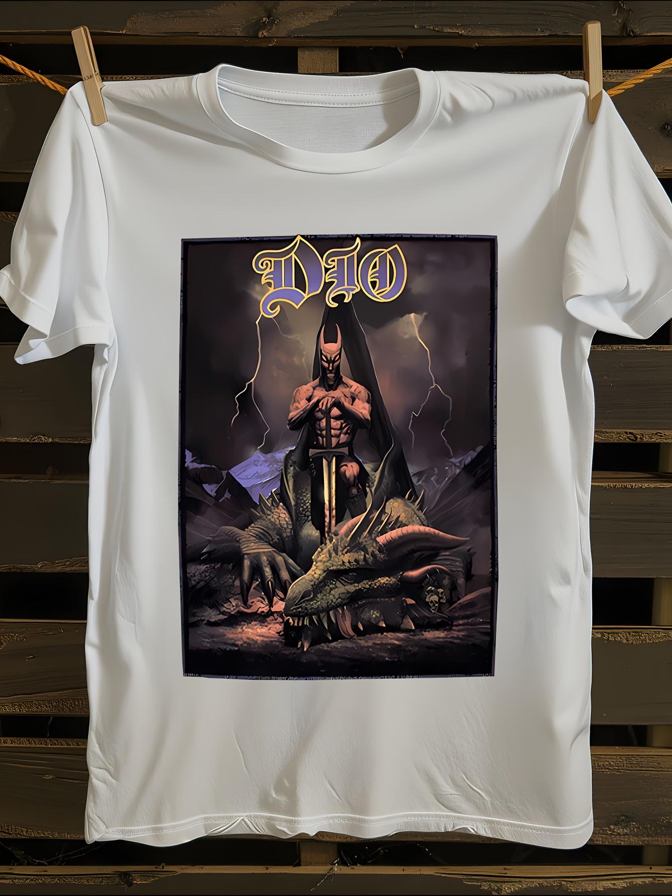Dio Unisex Stone Wash T-shirt S