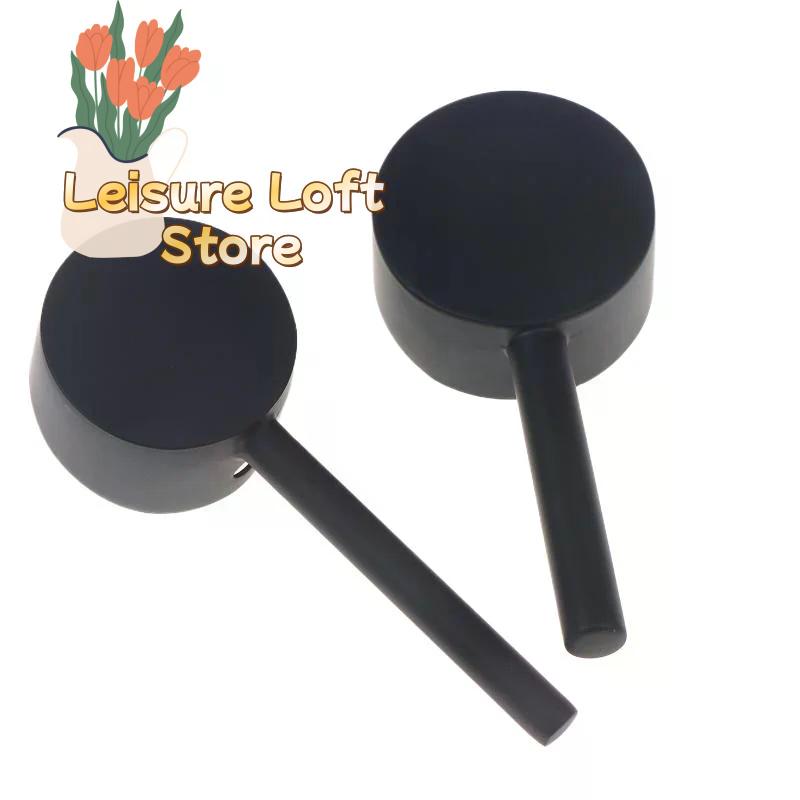 Poignée de Robinet à Cartouche 35/40mm - Poignée de Remplacement en Laiton Chromé pour Robinet de Lavabo de Salle de Bain, Outil d'Installation Facile