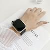 Watch Band For Apple Watch Series 10 9 8 7 SE 6 5 4 3 2 1 42mm 41mm 40mm 38mm Silicone Leather Coated Wrist Strap