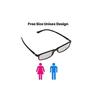Intellilens Nvision Unisex Power Reading Blue Cut Anti Reflection Full Frame Spectacles Glasses with Lens Cleaner Solution for Spectacles