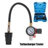1-3/8'' 35mm To 3-1/2'' 90mm Adapters Car Turbocharger System Leak Tester 9pcs/Set 90psi/6bar With Pressure Gauge