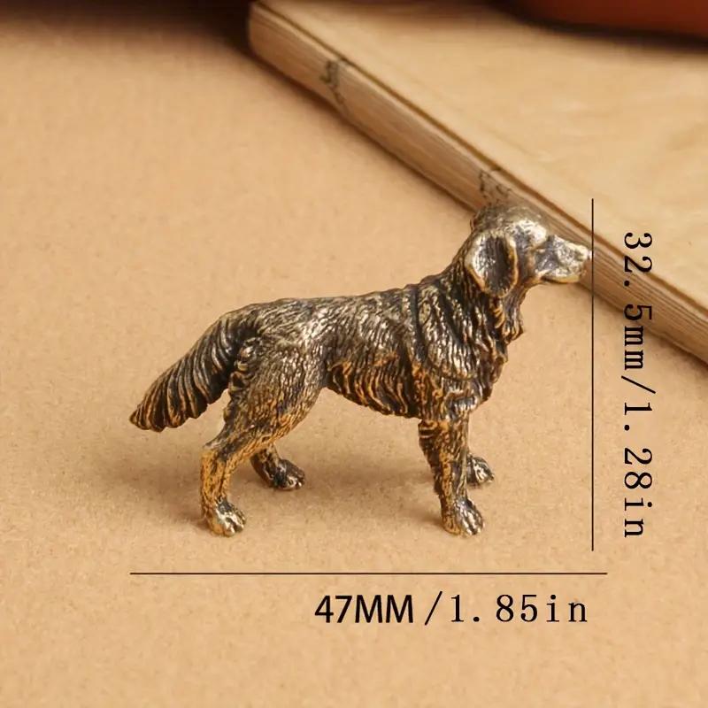 Copper Craft Brass Solid Cat Owl Statue Creative Animal Desk Ornaments Desktop Home Decoration Collectible Cute Statue Ornament