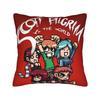 Scott Pilgrim Group Battle Pillow Case  Square Pillow Cover Cute Funny Cushion Cover For Sofa Bedroom Home Decor