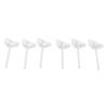 6Pcs Bird Shaped Plant Waterer Automatic Glass Bird Shape Design Plant Watering Device for Indoor