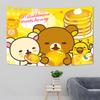Cute Cartoon RRilakkuma Hippie Wall Hanging Tapestries Bohemian Wall Tapestries Mandala cheap INS Home Decor kawaii sakura
