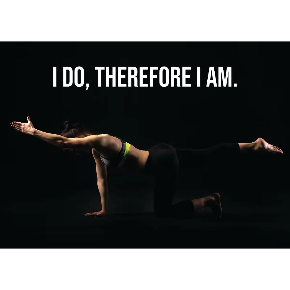 Plakaty motywacyjne do fitnessu Cytaty motywacyjne Pokonaj swój umysł i ciało Wydruki Malarstwo na płótnie Obrazy ścienne Wystrój pokoju w domu