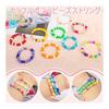 Pony Beads Alphabet Letter Beads Smiley Face Beads and Polymer Beads, Clay Beads, Iron Beads for Jewelry Making Kit with Elastic String and Rope,