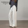 Mark Fairwhale Women's High-Waist Straight-Leg Casual Wide-Leg Pants