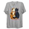 9 Lives Cat T Shirt Funny Valentine Love Tee Unisex Cute Cat Gift