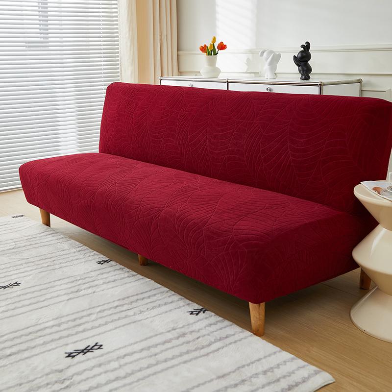 

Водонепроницаемый жаккардовый чехол для раскладного дивана-кровати в форме листа и цветка с высокой эластичностью, подходит для любого сезона M(160-190cm)