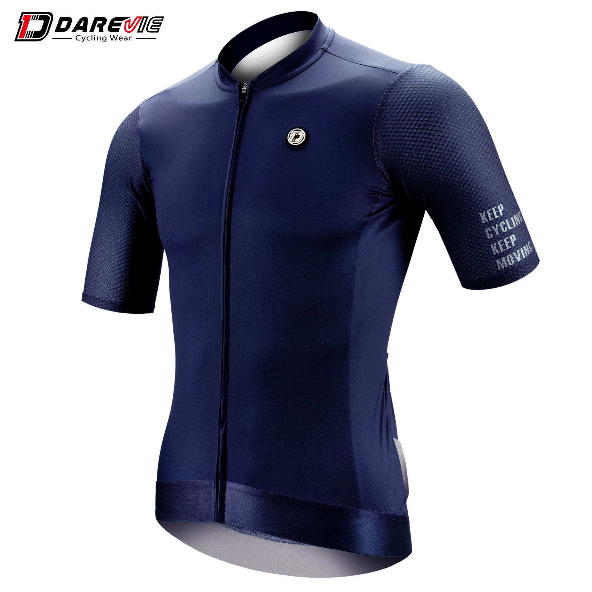 

Yongwei Darevie Men s UV Protection Cycling Jersey - Short Sleeve, Moisture-Wicking, Road Bike Top, Summer Sale L
