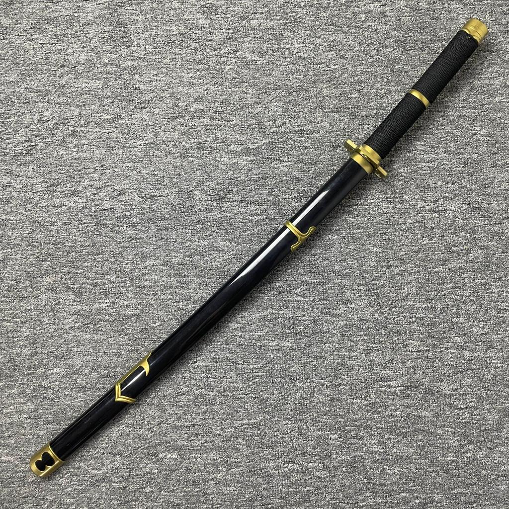 Glowing One Piece Zoro Three Swords Rechargeable Toy Anime Cos Black Sword Autumn Water and Sword One Character Ghost Tsubaki Demon