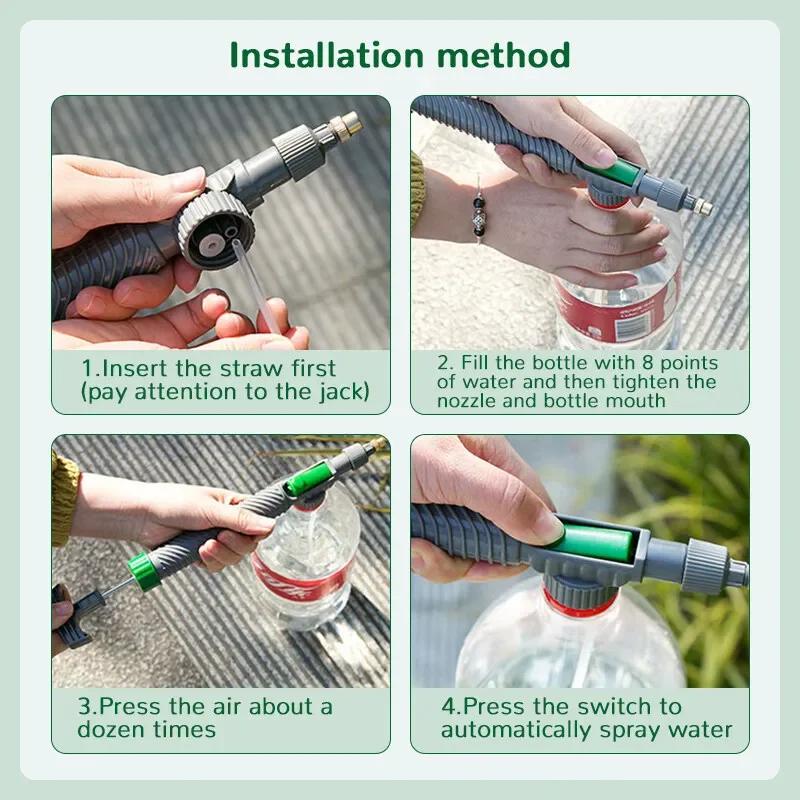 Nebeldüse Bewässerungsdüse Sprinkler Druck Vernebelungsdüse Gartenwerkzeuge Wassersprühflasche Vernebelungssystem