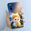 For Realme C67 4G RMX3890 Phone Case Butterfly Flower Girl New Design Soft Silicone TPU Back Housing for Oppo RealmeC67 Covers