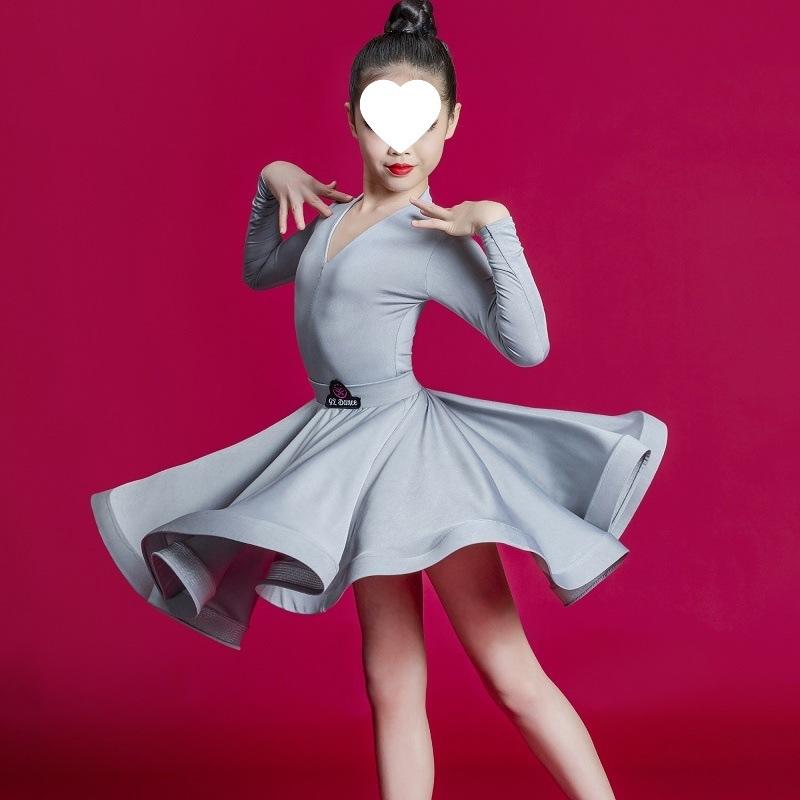 Společenské latinskoamerické taneční šaty soutěžní Dívčí sukně Tréninkové oblečení Oblečení Taneční kostým Tango Samba Cha Cha Dvoudílný