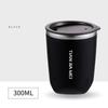 300ML Thermal Mug Coffee Cup Stainless Steel Beer Cup for Tea Coffee Water Bottle Vacuum Insulated Leakproof with Lids