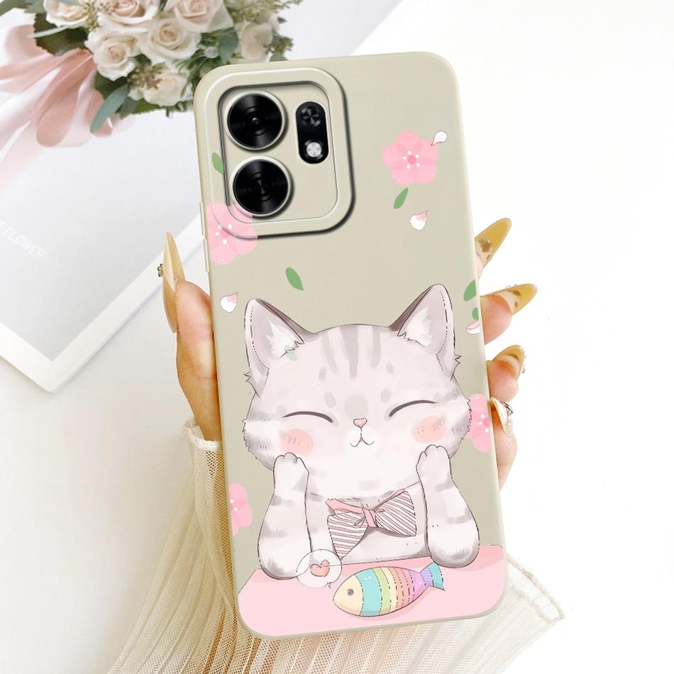 For Honor X6d LNA-NX1 2026 Cute Cat Flower Cartoon Phone Case For Honor X6D 5G Shockproof Soft Silicone Covers Bumpers